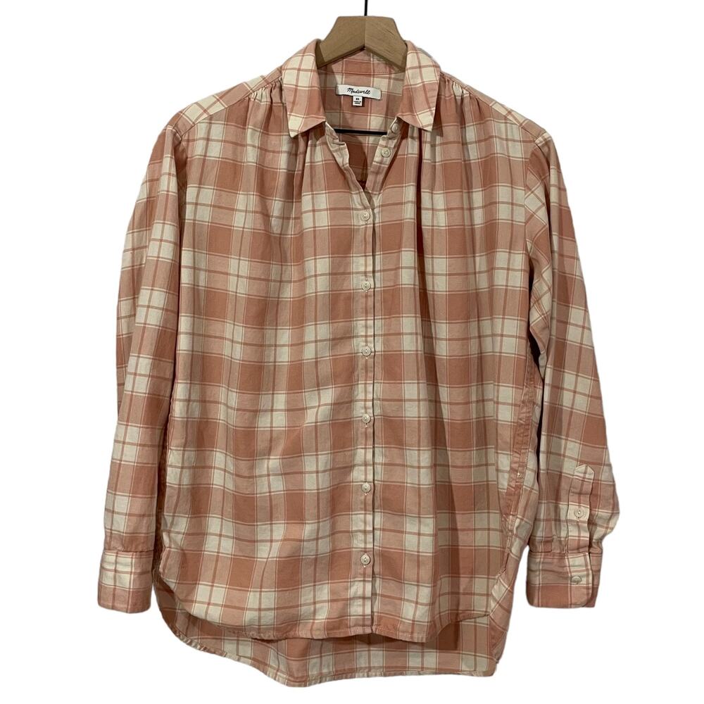 Madewell Central Long-Sleeve Shirt in Danville Plaid - XS